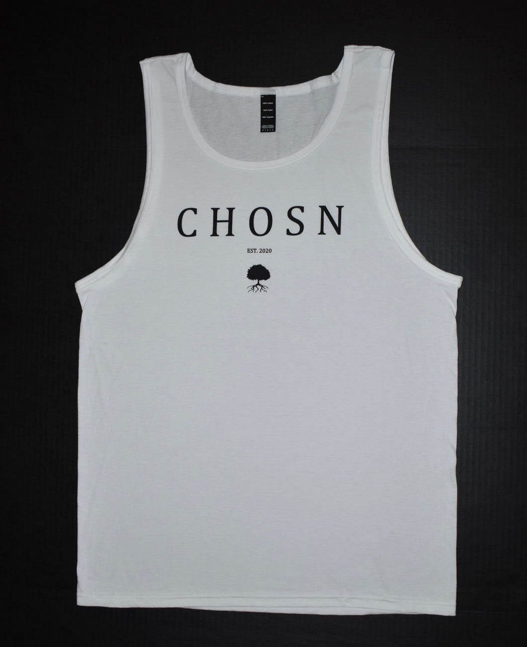 White CHOSN Tank Top